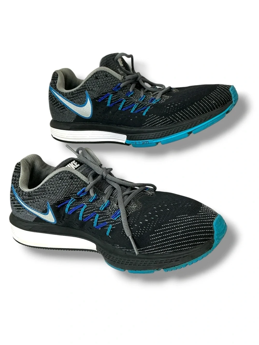Nike Air Zoom Vomero Running Shoe Cross Training Mesh Gray Black Men’s US 9.5